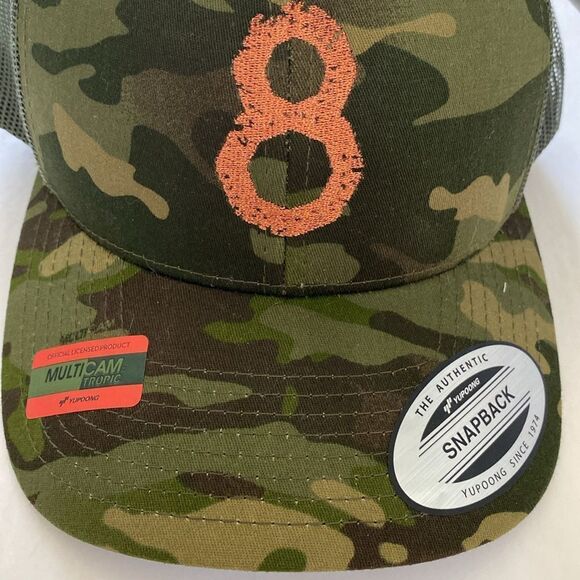 The Classics by Yupoong MultiCam Tropic SnapBack Hat NWT - Picture 7 of 8